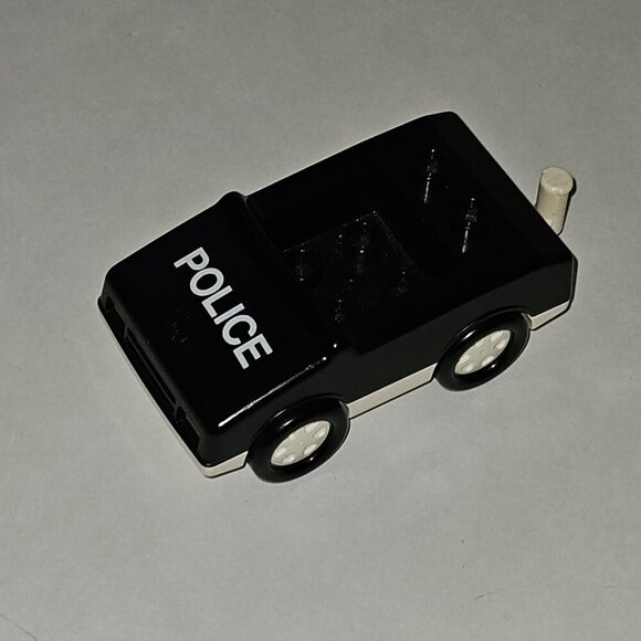 VTG Lego Duplo Black White Police Cop Car Vehicle Toy - Picture 1 of 9